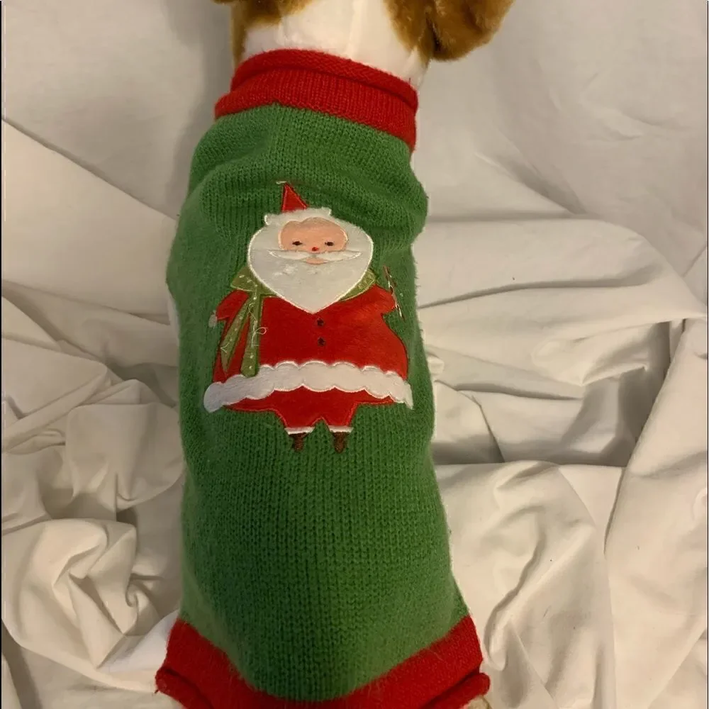 Doggie Santa Christmas Sweater Sz S